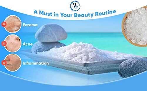 מרקו עזרא מלח ים המלח – מלח מינרלי מים המלח לאמבטיה, ספא, מקלחת-מלח אמבט טהור וטבעי לשריפת רגליים, דלקת,