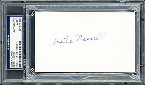 פיט ניואל חתם על מאמן כרטיסי אינדקס 3 על 5 83721100-חתימות חתך במכללה