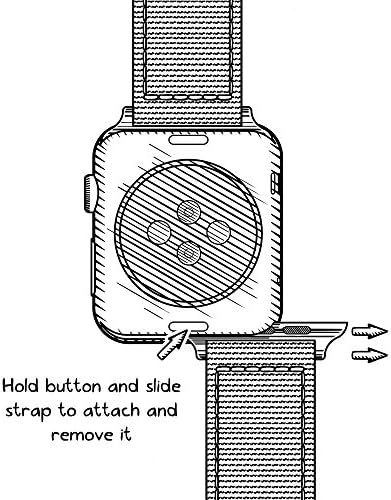 רצועות שעון ארצ'ר - להקות החלפת ניילון פרימיום עבור Apple Watch