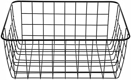ברזל אמנות חוט יצוק אחסון סל עבור ביתי שולחן עבודה מתכת ארגונית מחזיק אמבטיה מטבח ושונות אחסון מיכל