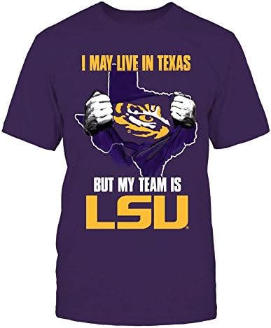 חולצת טריקו של Fanprint LSU TIGERS - LIVE בטקסס