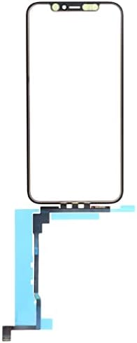 זריחת זוהר מגע דיגיטייזר פנל זכוכית מסך החלפה לאייפון 11 פרו עם מותקן אופטי ברור דבק שחור 5.8