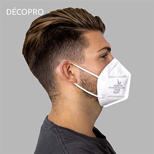 2 מסכת פנים הגנה על בטיחות הפה והאף מחסום מסנן 5 שכבות 2 מארז של 500 / פ-קנ95 ג-500