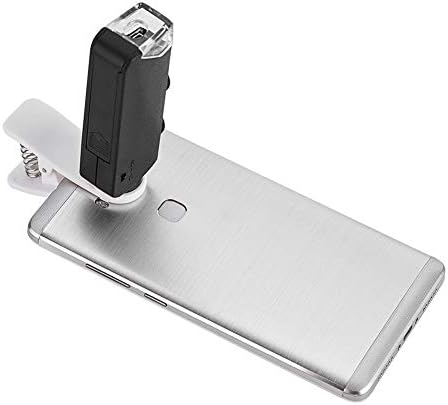 Naroote 60x-100x זום אופטי עדשת מיקרוסקופ LED עם קליפ לטלפון נייד