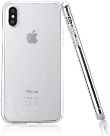 Technext020 לאייפון XS נקה מקרה, אולטרה סלים סלים סיליקון אייפון 10 כיסוי שקוף TPU ג'ל רך כיסוי גומי עמידות