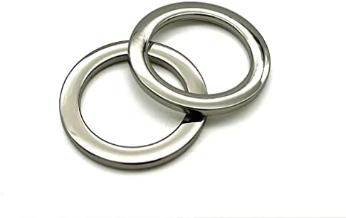 3dancraftit עגול O טבעת 1 1/4 / 32 ממ סגסוגת אבץ לסגירת רצועות אבזם שקיות חגורה ייצור חומרה, החלפת