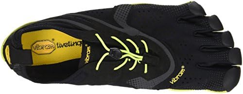 חמשת אמצעי ויברם של ויברם, נעל ריצה v שחור צהוב 50 מ '