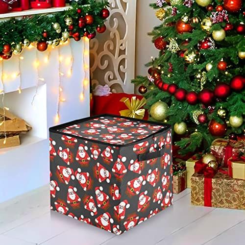 חג המולד סנטה קלאוס קישוט קופסות אחסון חג המולד קישוט אחסון מכולות עם עם חוצצים עבור 64 חג המולד קישוטי כדורי