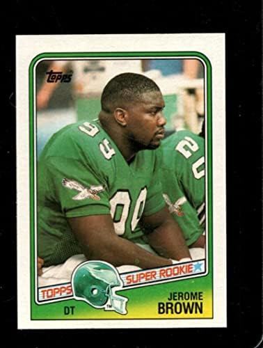 1988 Topps 247 Jerome Brown RC Rookie Eagles כדורגל NFL