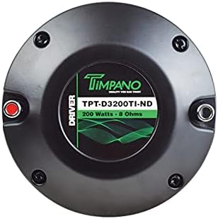 TIMPANO TPT-D3200TI-ND 2 ″ יציאה ממנהג דחיסת Neodymium titanium לתפוקה גבוהה, תגובת תדר בין 1,600