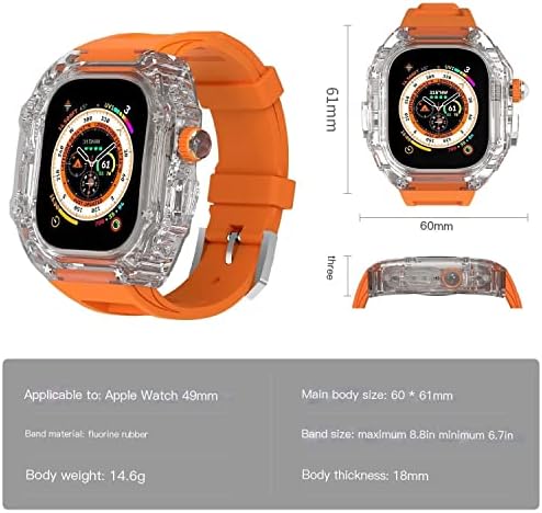 Aemall for Apple Watch Band Ultra 49mm Case Mod ערכה