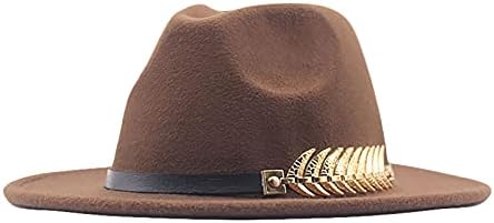 כובע פנמה פנמה חגורה קלאסית פדורה כובע צמר אבזם אבזם רחב כובעי בייסבול ג 'ג'ינס כובעי נשים