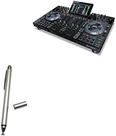 עט חרט בוקס גלוס תואם ל- Denon Prime 4 - חרט קיבולי Dualtip, קצה סיבים קצה קצה קיבולי עט עט עבור