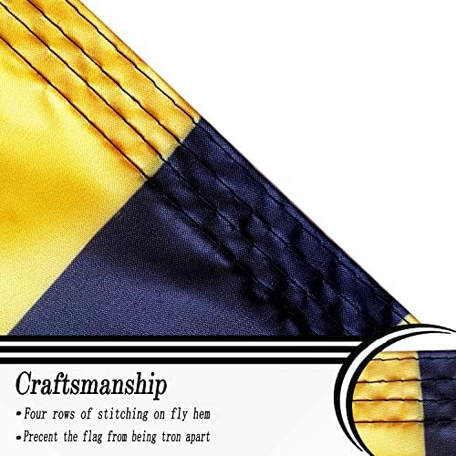 דגל קבוצת הכדורגל 3x5 ft עבור אוהד פיטסבורג עם פליז גראם צבע חי עיצוב חיצוני מקורה