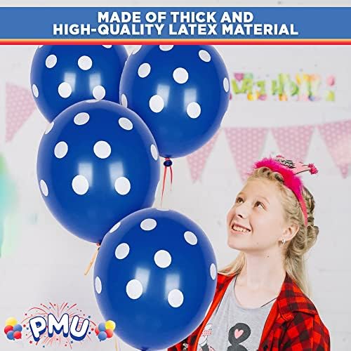 PMU Polka Balloons Balloons PartyTex 12 אינץ