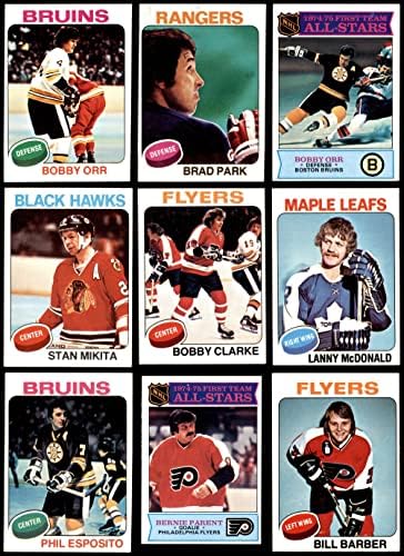 1975-76 Topps Hockey Set Set Ex+