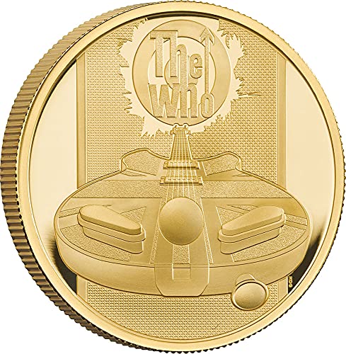 2021 דה מוסיקה אגדות Powercoin מי מטבע זהב 1 גרם 100 פאונד פאונד בריטניה 2021 הוכחה