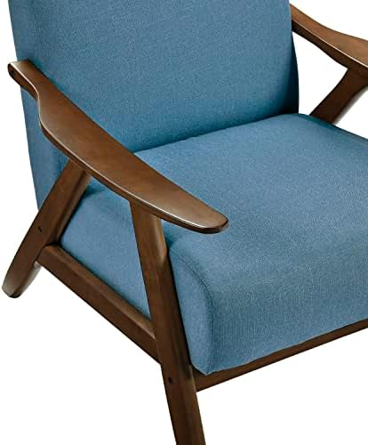 כיסא מבטא בד לקסיקון סלס, כחול