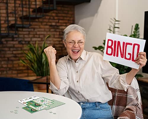 קמפינג מסיבת בינגו משחק כרטיסי עם 24 שחקנים, מסיבת בינגו משחק למבוגרים, ילדים, פעוטות, חיצוני, מקורה,