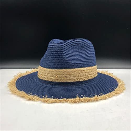 לרכוש כובעי שמש של רפיה מזדמנים של קיץ לנשים כובע קש לאופנה לגברים לגברים כובע פנמה חוף ים פנמה