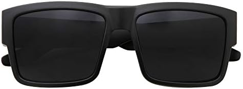 כיכר שחור סופר כהה משקפי שמש / גברים נשים / אופנתי מודרני דגם גנגסטר