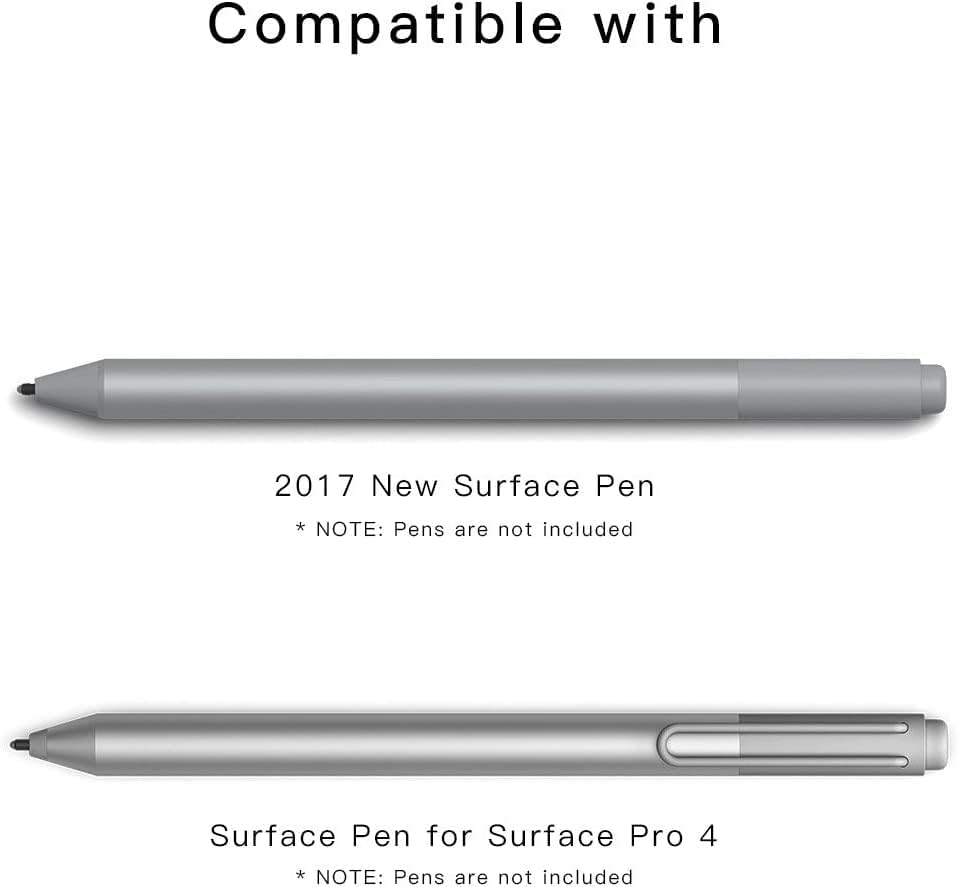 3 מארז משטח עט טיפים, משטח פרו עט שפיץ מתאים עבור 2017 מיקרוסופט משטח עט, משטח פרו 4 עט