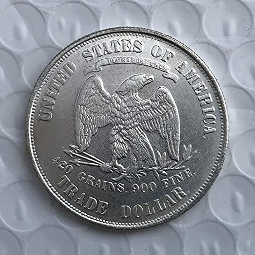 הטריקים המקוריים של פליז מטבעות ארהב מקוריים משנת 1880 ארהב מטבעות מצופה כסף מטבע זיכרון מטבע זיכרון
