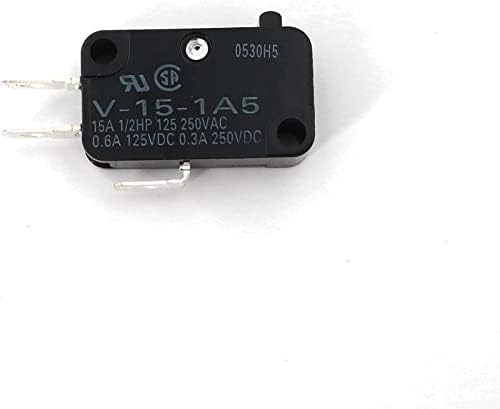 QISUO מתגים מיקרו-מתגים 5Pcs V-15-1A5 3Pin רגעי Pin הבוכנה COM-NC-לא Micro Switch