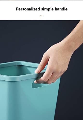 קרימו פלסטיק זבל קטן יכול לבזבז סל, סל מיכל זבל עם ידיות לחדר אמבטיה, מטבח, משרד ביתי, מעונות, חדר ילדים