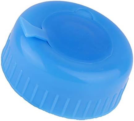 ALVIVI 5 PCS מפלסטיק כד כד כובע אנטי-פלאש מכסים מכסי בקבוק גלון כחול גלון בשתיית מים בורג על החלפת כובע כחול