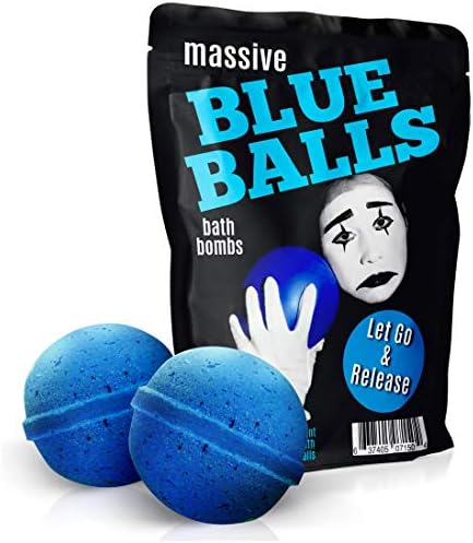 פצצות אמבטיה ענקיות עם כדורים כחולים-עיצוב פנטומימה עצוב-פצצות אמבטיה מצחיקות לגברים-פיז ' רים לאמבטיה,