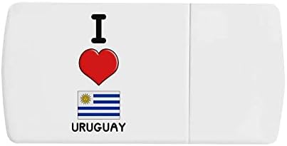 אזידה' אני אוהב את אורוגוואי ' קופסת גלולות עם ספליטר טאבלט