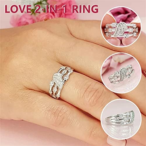 2023 טבעת אישיות נשים של זירקון טבעת תכשיטי נשים של משובץ טבעת טבעת אירוסין טבעות טבעות צבעוני