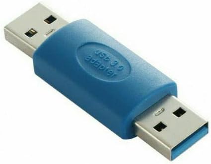 USB 3.0 Superspeed 5Gbps סוג A זכר למתאם מצמד זכר מתאם מאריך