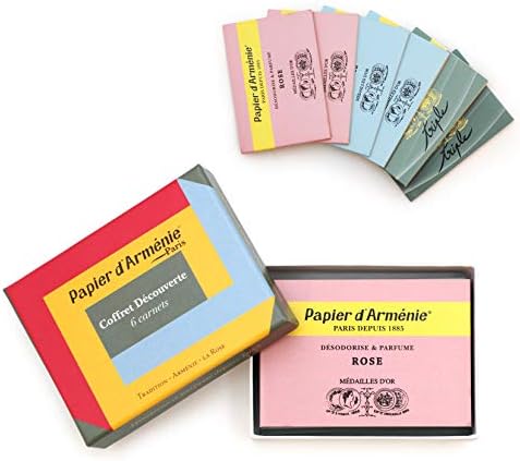 קופסת המתנע עם 6 ספרים 6 יח 'מאת Papier d'Armenie