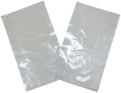 שקית תוצרת פלסטיק-שקיות תוצרת מאווררות שקופות ללא הדפסה 8 איקס 4 איקס 18 - 100 שקיות / מארז