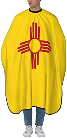 דגל מדינת ניו מקסיקו יוניסקס מסלון שיער חיתוך בד קייפ מספרה מספרה תספורת תספורת סינר סינר עיצוב סטיילינג לגברים