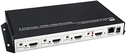 Orivision 4 ערוץ 4K UHD H.264 HDMI מקודד וידאו עם שמע אקסטלי ל- HTTP, UTP, RTSP, RTMP, RTMP