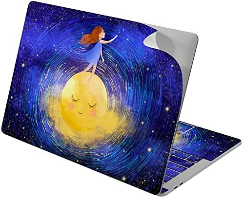 עור ויניל אלטרנטיבי תואם לאוויר MacBook 13 אינץ 'מק פרו 16 רשתית 15 12 2020 2019 2018 חמוד ירח