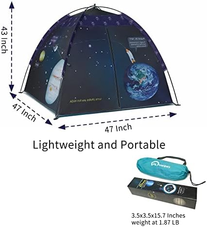 חלל העולם לשחק אוהל-ילדים גלקסי כיפת אוהל תיאטרון עבור בנים ובנות דמיון לשחק-אסטרונאוט חלל לילדים