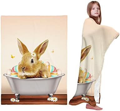 שמיכות לתינוקות ארנב חמוד באמבטיה שמיכות נוחות סופר רכות לפעוטות פעוטות משתלת יילוד פרח חיננית פרח מיטה מיטה