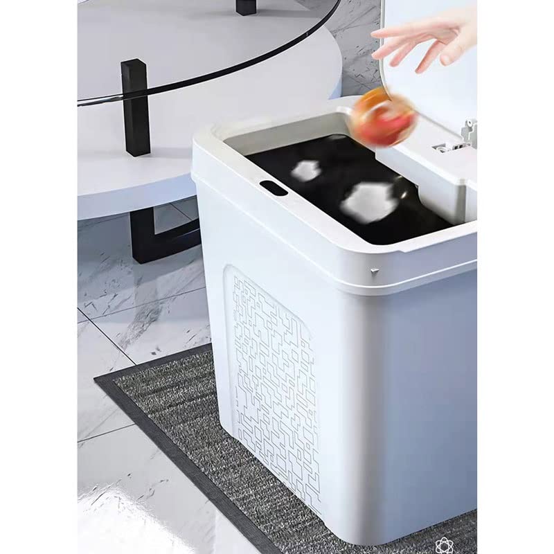 חיישן חכם של Czdyuf אוטומטי זבל אלקטרוני פחית חדר אמבטיה אטום דו -אטום מים צרים