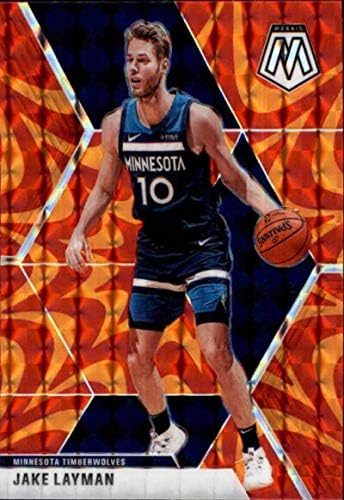 2019-20 Panini Mosaic Retroactive Orange 123 ג'ייק ליימן מינסוטה טימברוולבס NBA כרטיס מסחר בכדורסל