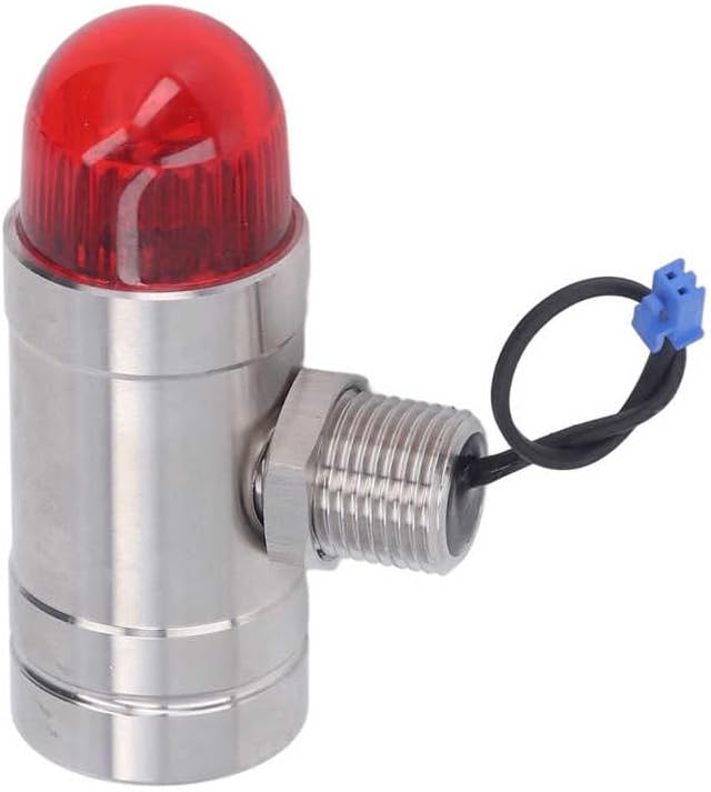 מנורת אזהרה תעשייתית חזקה DC24V G1/2 חוט פלדת אל חלד קורוזיה מתנגדת לאור צליל אור אזעקה נורית אזהרה עבור