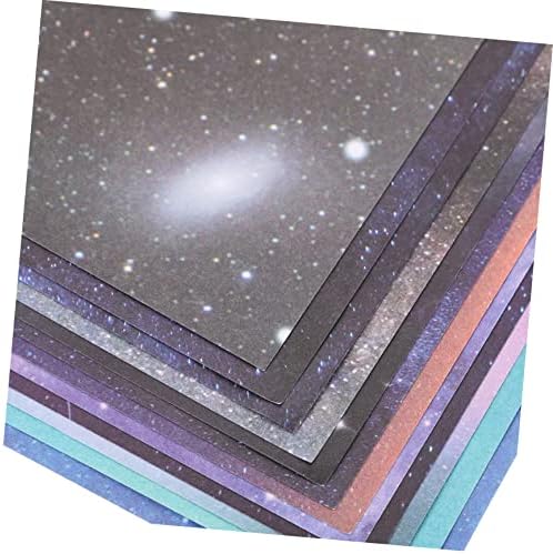 Exceart 600 גיליונות שתים עשרה אמנויות מנוף DIY אוריגמי אוריגמי אביזרים אביזרים קונסטלציות גלקסיה לנושא