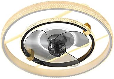 נברשות fazrpip, אוורור מקורה 120 וולט גופי LED גופי LED תדר חכם המרה מנורת חדר שינה חדר שינה מאוורר תקרת המפנה