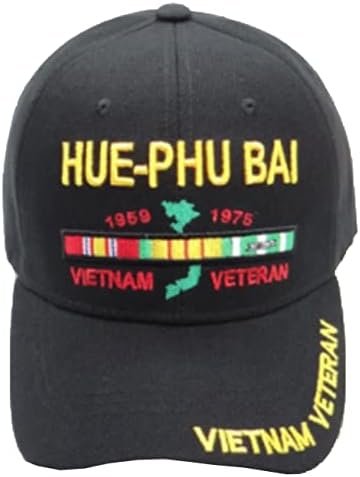 בחירה צבאית ראשונה גוון פו באי וייטנאם כובע בייסבול שחור ותיק חדש