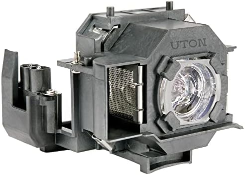 UTON ELPLP34 מנורת מקרן החלפה עם דיור ל- EPSON Powerlite 76C 82C 62C EMP-62 EMP-62C EMP-63 EMP-76C