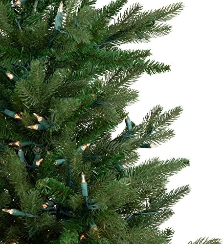 4 עץ עציץ מראש של גרנדה אשוחית עץ חג המולד מלאכותי, אורות ברורים