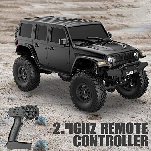 RACENT 1/24 RC Crawler 4WD מחוץ לכביש כל השטח RC משאית מפלצת מטפסים עם LED עם אור אטום למים צעצועים כיתה למבוגרים